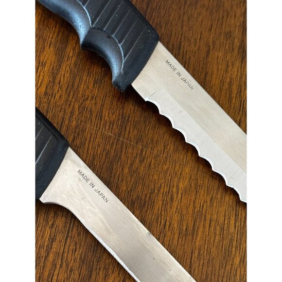 VTG Amway Queen Stainless Steel Serrated & Straight Blade Knife Set With Ergonom - Picture 5 of 7